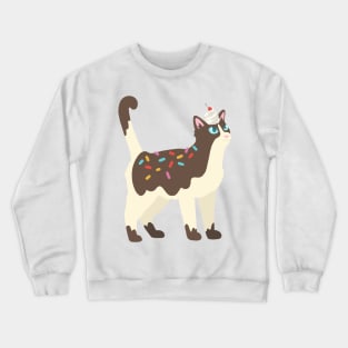 Sundae Cat Crewneck Sweatshirt